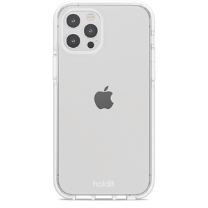 HOLDIT - Seethru Cover Hvid - iPhone 12 & 12 Pro
