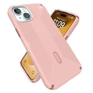 Speck - Presidio Grip MagSafe ClickLock Dhalia Pink / Rose Copper - iPhone 14 Plus & 15 Plus
