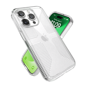 Speck - GemShell Grip Clear - iPhone 15 Pro