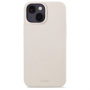 HOLDIT - Silicone Cover Light Beige - iPhone 15