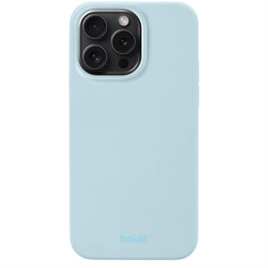 HOLDIT - Silicone Cover Mineral Blue - iPhone 15 Pro Max