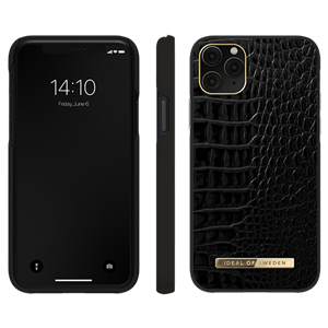 iDeal Of Sweden - Atelier Case Neo Noir Croco - iPhone 11 Pro, XS & X