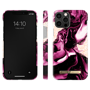 iDeal Of Sweden - Fashion Case Golden Ruby - iPhone 12 & 12 Pro