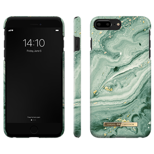 iDeal Of Sweden - Fashion Case Mint Swirl Marble - iPhone 6, 7, 8 & SE