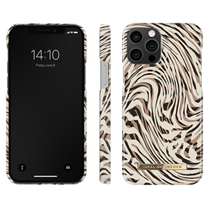 iDeal Of Sweden - Fashion Case Hypnotic Zebra - iPhone 12 & 12 Pro