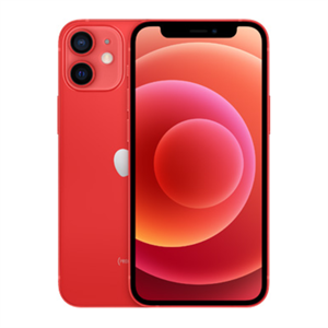 Apple iPhone 12 Mini 64GB Product Red Grade A - For og Bagside