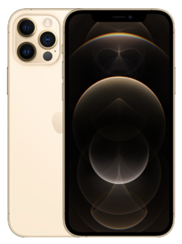 Apple iPhone 12 Pro 128GB Gold - For og bagside