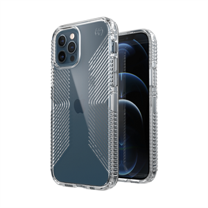 Speck - Presidio Perfect Grip Clear - iPhone 12 & 12 Pro 