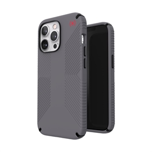 Speck - Presidio2 Grip MagSafe Graphite Grey / Black / Bold Red - iPhone 13 Pro