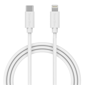 Smartline - USB-C til Lightning 1M - Hvid