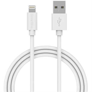 Smartline - Lightning 1m USB-A - Hvid