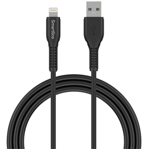 Smartline - Strong Lightning 2m USB-A - Sort