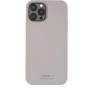 HOLDIT - Silicone Cover Taupe - iPhone 12/12 Pro