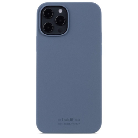 HOLDIT - Silicone Cover Pacific Blue - iPhone 12 & 12 Pro