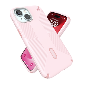 Speck - Presidio Grip MagSafe ClickLock Nimbus Pink / Dhalia Pink - iPhone 13, 14 & 15