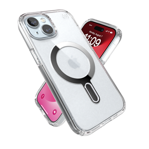 Speck - Presidio Perfect Clear MagSafe ClickLock Clear - iPhone 13, 14, 15 & 16E