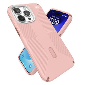 Speck - Presidio Grip MagSafe ClickLock Dhalia Pink / Rose Copper - iPhone 15 Pro Max