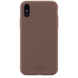 HOLDIT Silicone Cover Dark Brown – iPhone X/XS