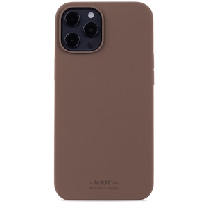 HOLDIT - Silicone Cover Dark Brown – iPhone 12 Pro Max