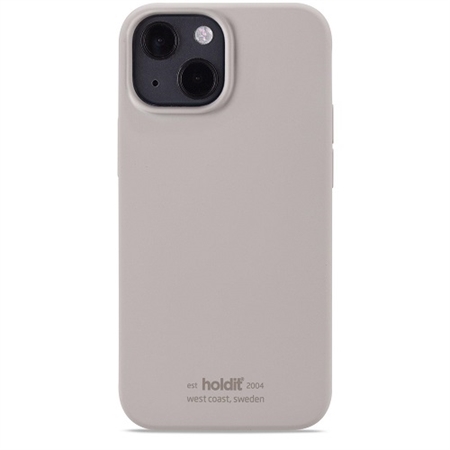 HOLDIT - Silicone Cover Taupe - iPhone 13 Mini