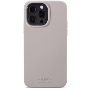 HOLDIT - Silicone Cover Taupe - iPhone 13 Pro