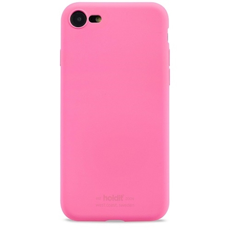 HOLDIT - Silicone Cover Bright Pink - iPhone 7, 8 & SE
