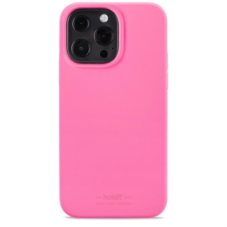 HOLDIT - Silicone Cover Bright Pink - iPhone 13 Pro