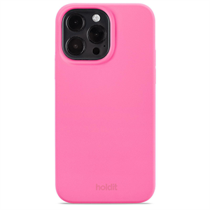 HOLDIT - Silicone Cover Bright Pink - iPhone 14 Pro Max