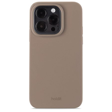 HOLDIT - Silicone Cover Mocha Brown - iPhone 14 Pro