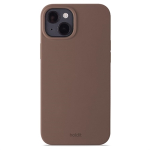 HOLDIT - Silicone Cover Dark Brown - iPhone 14 Plus