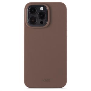 HOLDIT - Silicone Cover Dark Brown – iPhone 14 Pro Max
