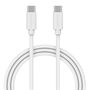 Smartline - USB-C til USB-C 1m - Hvid