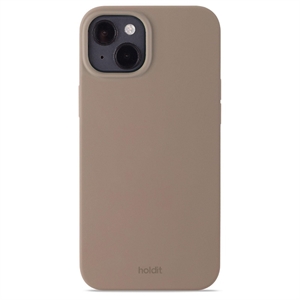 HOLDIT - Silicone Cover Mocha Brown  - iPhone 15 Plus