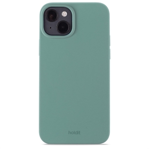 HOLDIT - Silicone Cover Moss Green  - iPhone 15 Plus