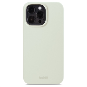 HOLDIT - Silicone Cover White Moss - iPhone 15 Pro Max