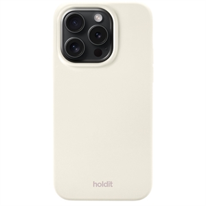 HOLDIT - Silicone Cover Soft Linen - iPhone 15 Pro