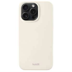 HOLDIT - Silicone Cover Soft Linen - iPhone 15 Pro Max
