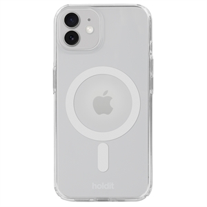 Holdit - MagSafe Case - Hvid/Transparent- iPhone 12 & 12 Pro