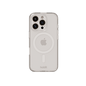Holdit - MagSafe Case - Hvid/Transparent- iPhone 16 Pro