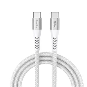 Smartline - Strong USB-C til USB-C 100W 2m - White