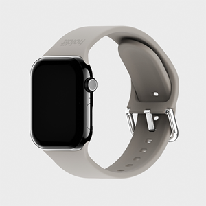 Holdit - Taupe Silicone Rem til Apple Watch 41/40 & 38mm
