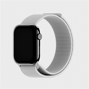 Holdit - Gray Nylon Rem til Apple Watch 41/40 & 38mm