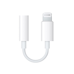 Apple (MMX62ZM/A) - Lightning to 3.5 mm Headphone Jack Adapter