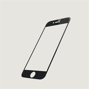 NUDIENT - Edge To Edge Beskyttelsesglas iPhone 6/6S/7/8 - SORT