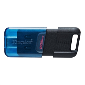 Kingston DataTraveler Exodia M 256GB USB-C 3.2 Gen 1 Sort Blå