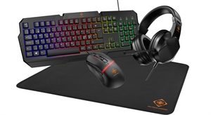 Deltaco Gaming 4-I-1 Gaming Kit, set alle dele foran