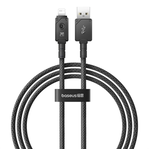 Baseus - USB til Lightning 1m Vævet Aramid kabel - Sort