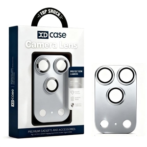 Twinx - Kamera Beskyttelsesglas Sølv - iPhone 17 Pro Max, set i æsken og foran æsken