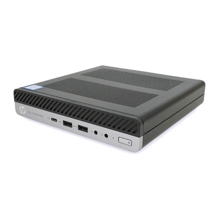 Hp EliteDesk 800 G3 Mini set fra fronten