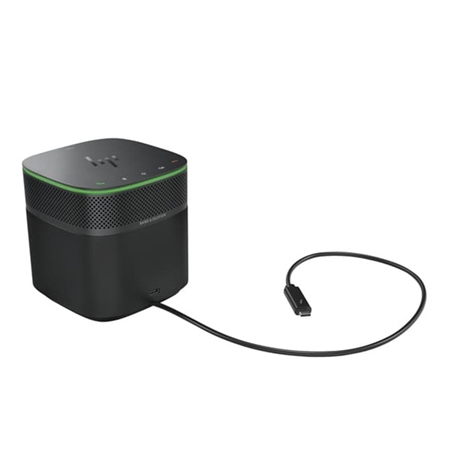 HP Thunderbolt Dock 120W G2 HSN-1X01 med B&O højtaler - Grade A, set fra oven fra siden